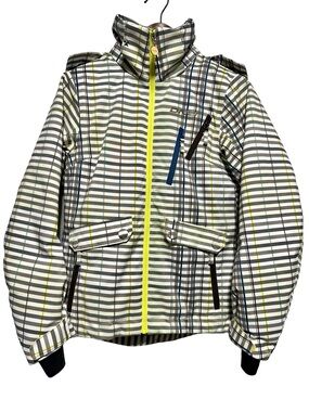 DESCENTE Dot Plaid Ski Snowboard Jacket Gorpcore Après Snow S